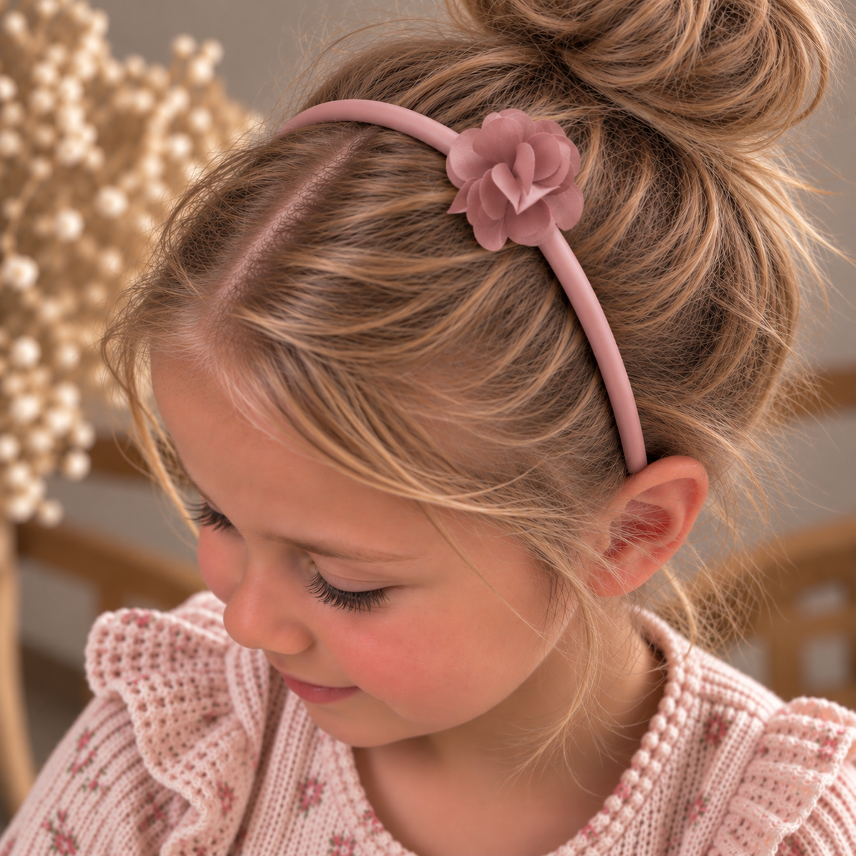 Haarband met bloemen