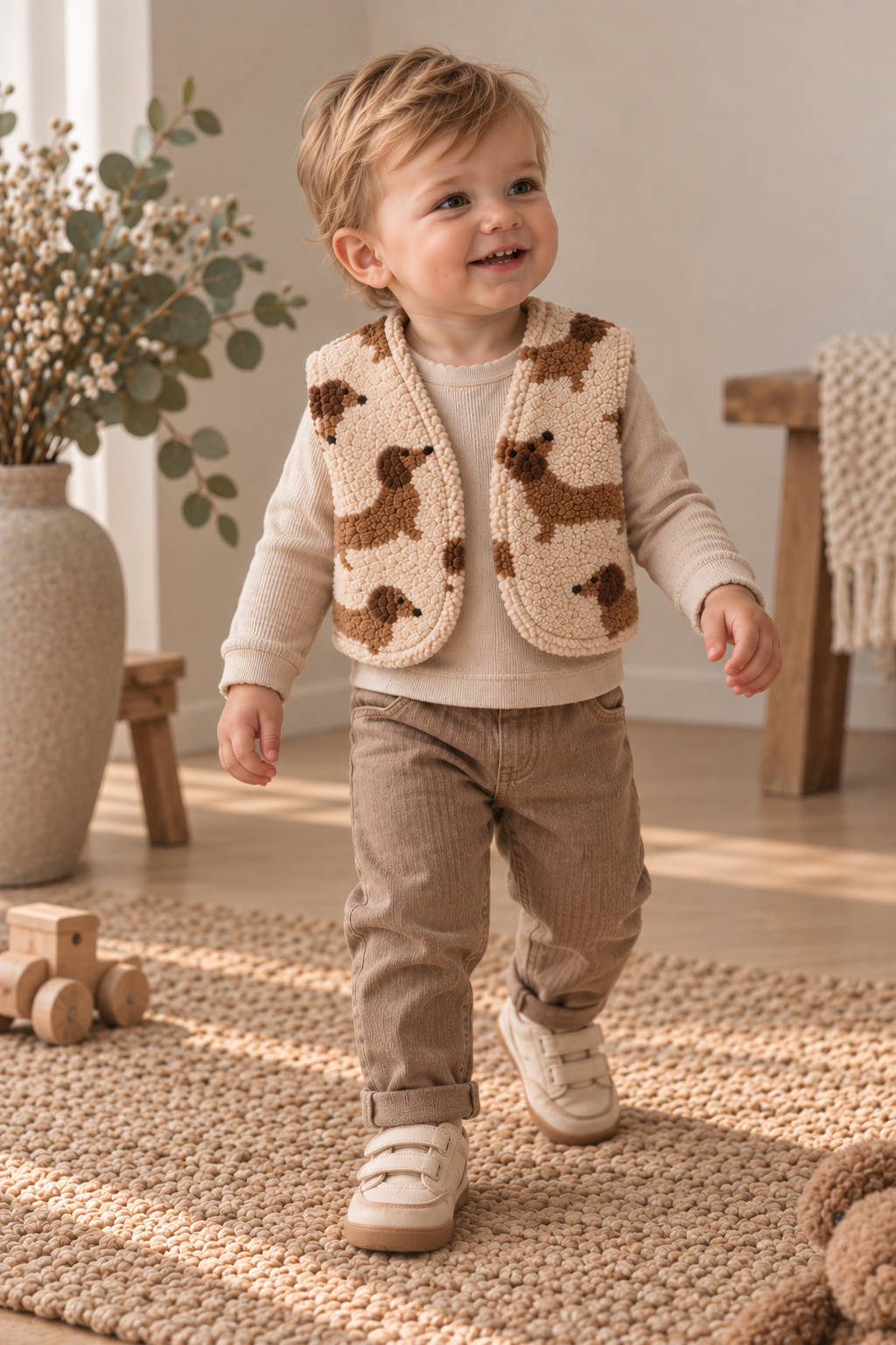 ♤ Kleine teckels bodywarmer