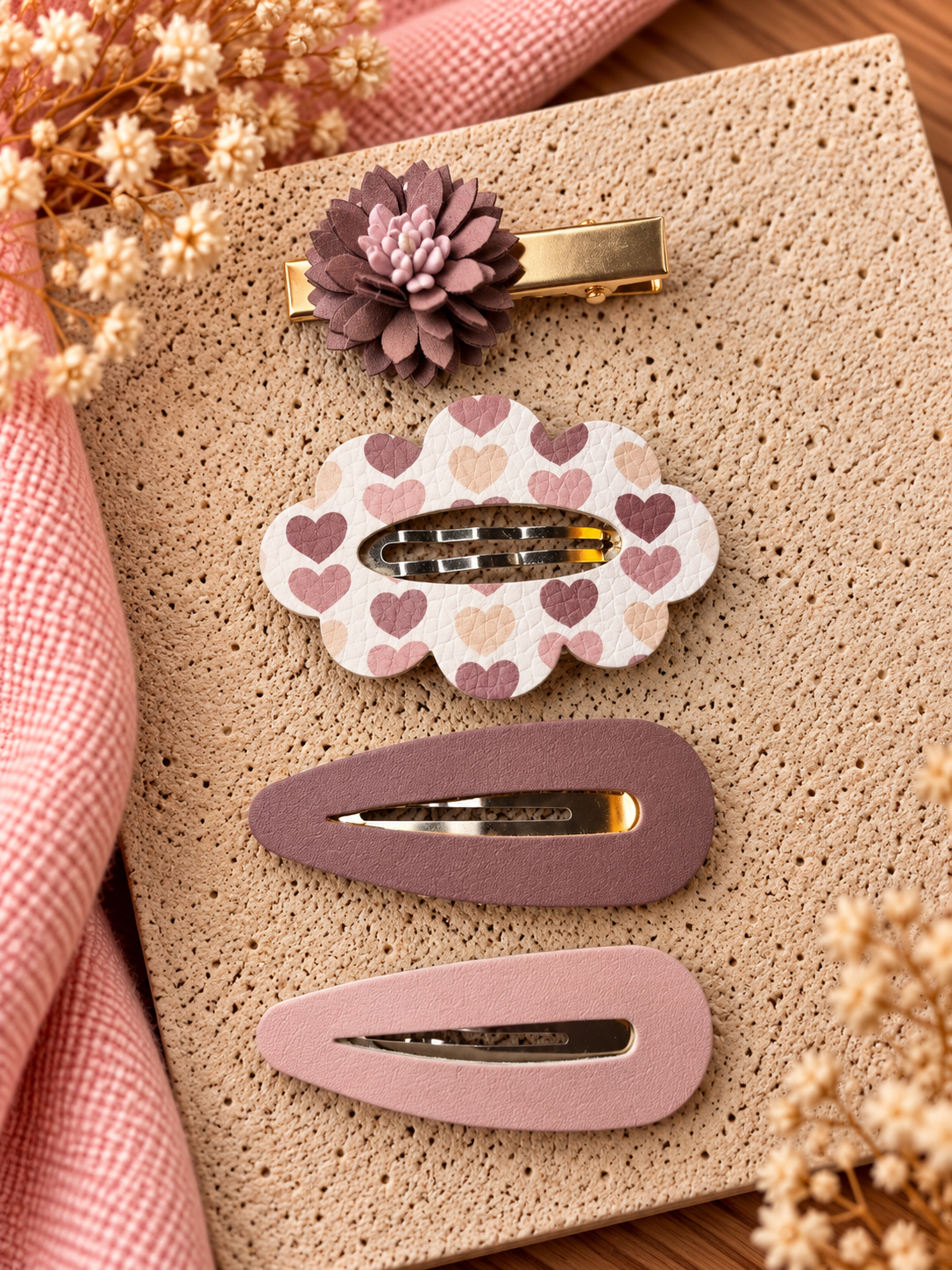 • Emma - diverse schattige cadeausets van 4 haarspeldjes