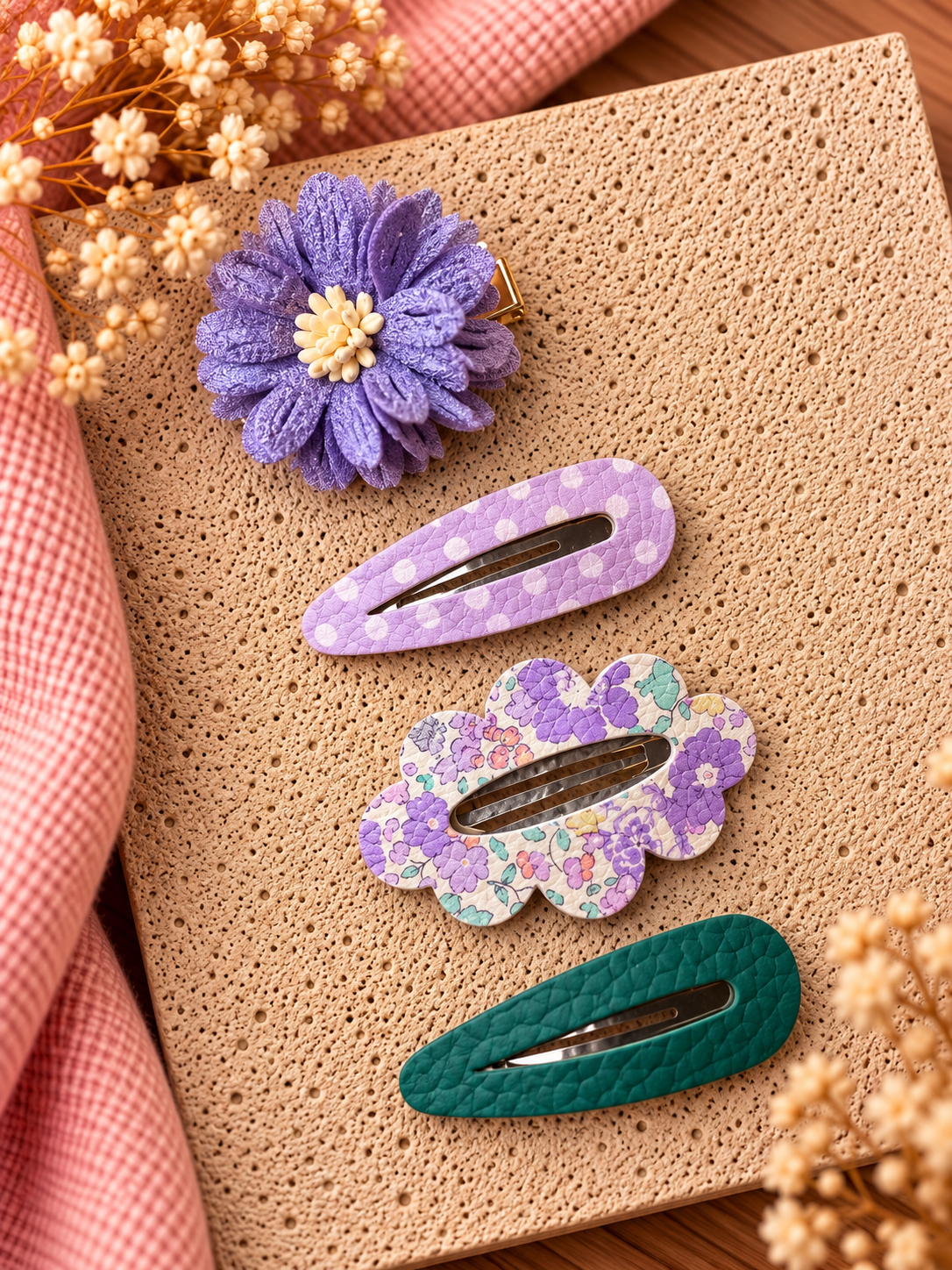 • Emma - diverse schattige cadeausets van 4 haarspeldjes