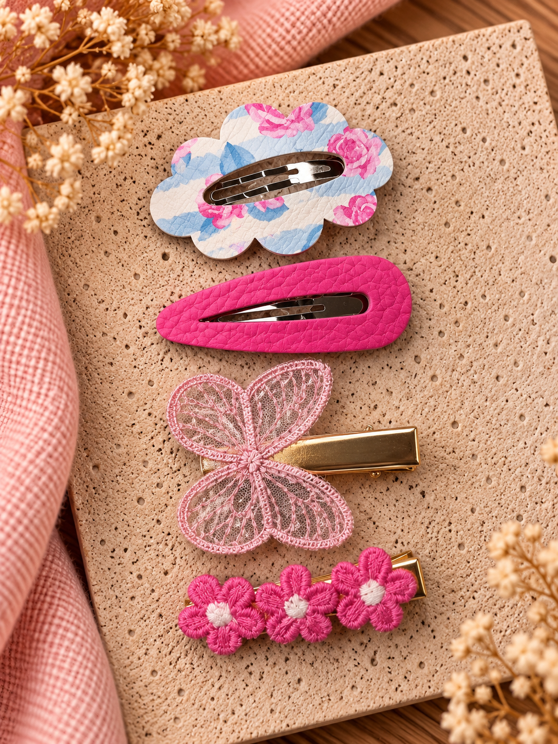 • Emma - diverse schattige cadeausets van 4 haarspeldjes