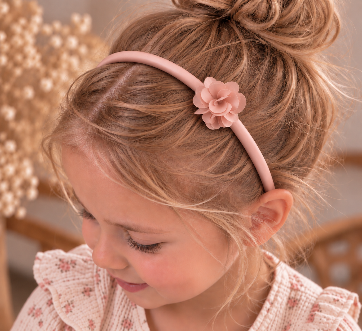 Haarband met bloemen