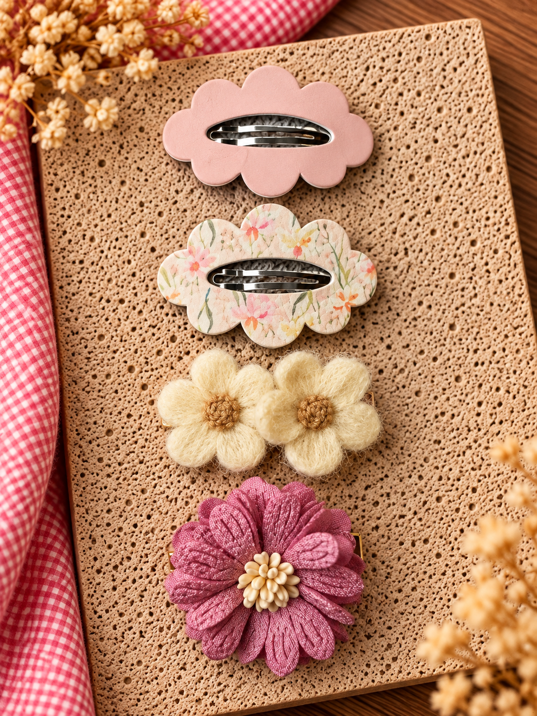 • Emma - diverse schattige cadeausets van 4 haarspeldjes