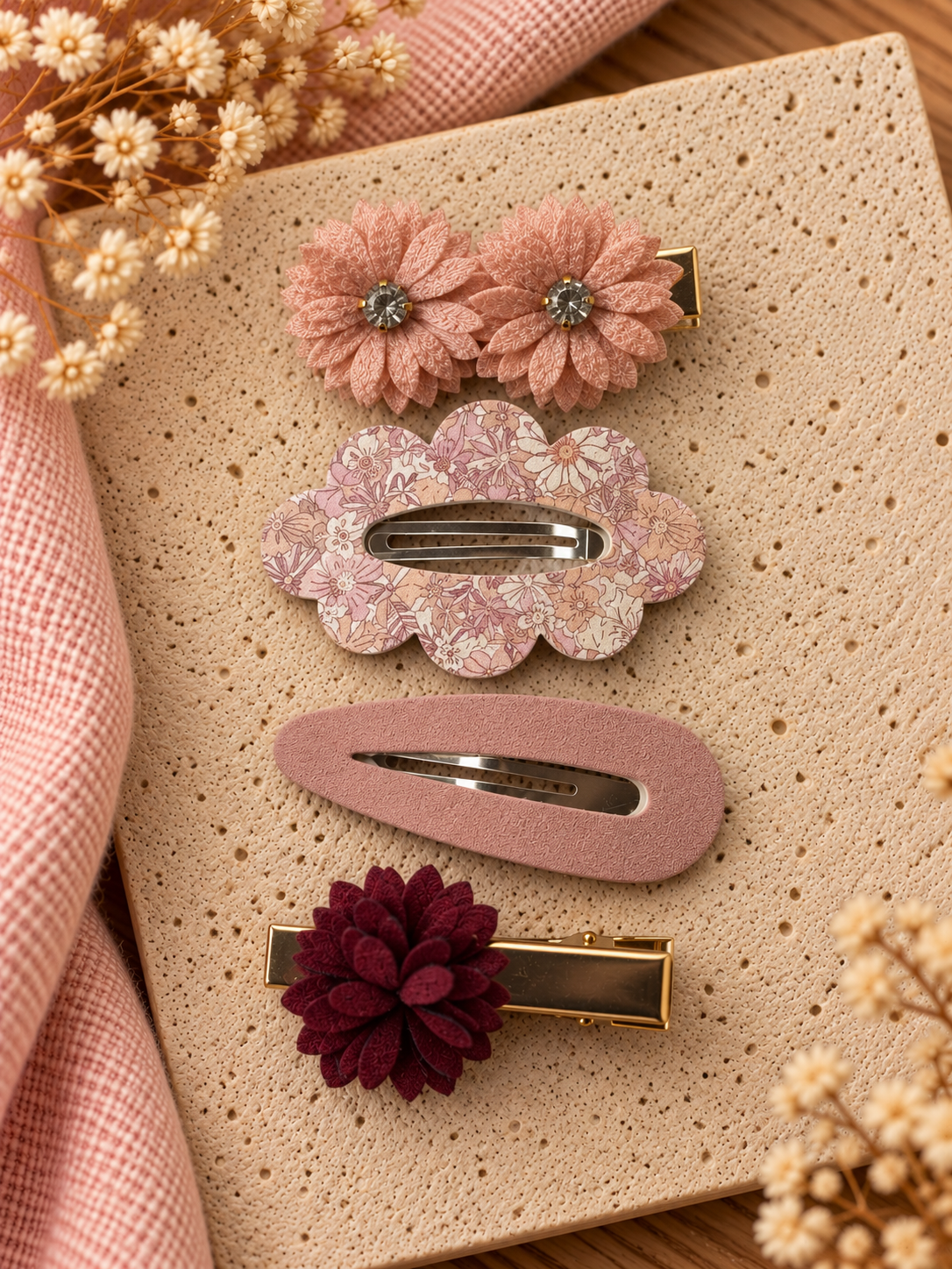 • Emma - diverse schattige cadeausets van 4 haarspeldjes