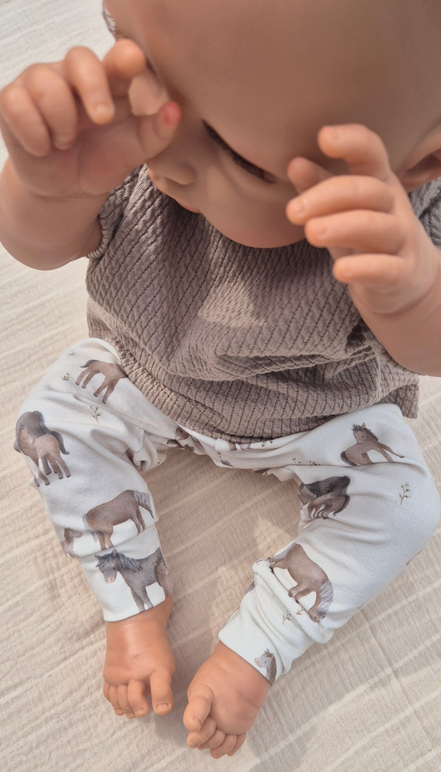 ■ Babybroekje Paardenprint