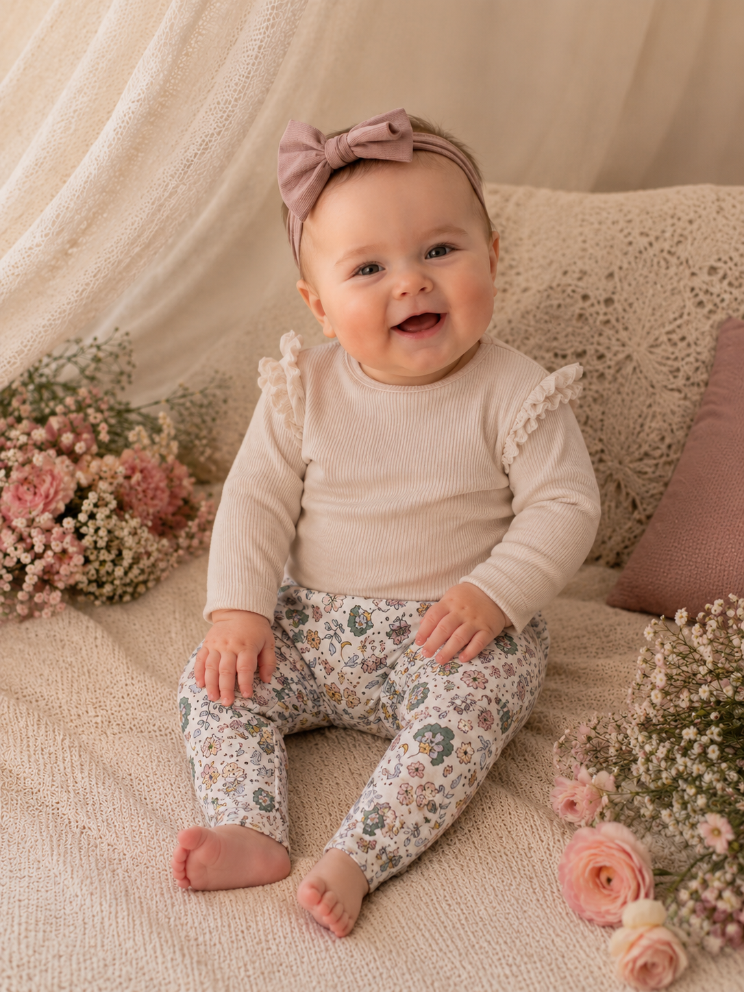 ■ Droomveld lente ☆ Babybroekje