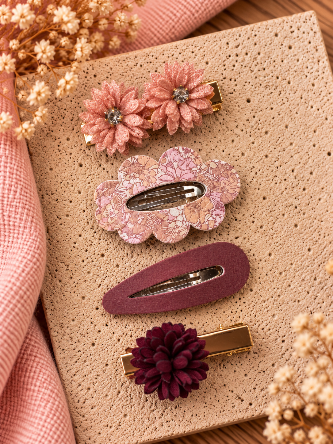 • Emma - diverse schattige cadeausets van 4 haarspeldjes