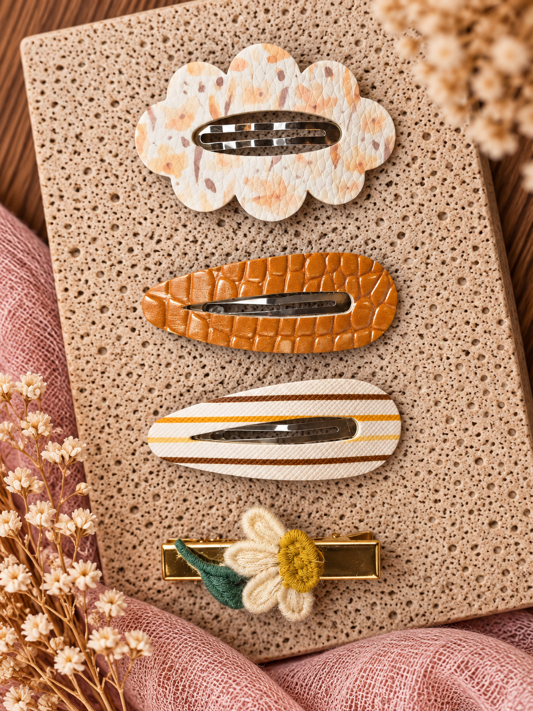 • Emma - diverse schattige cadeausets van 4 haarspeldjes