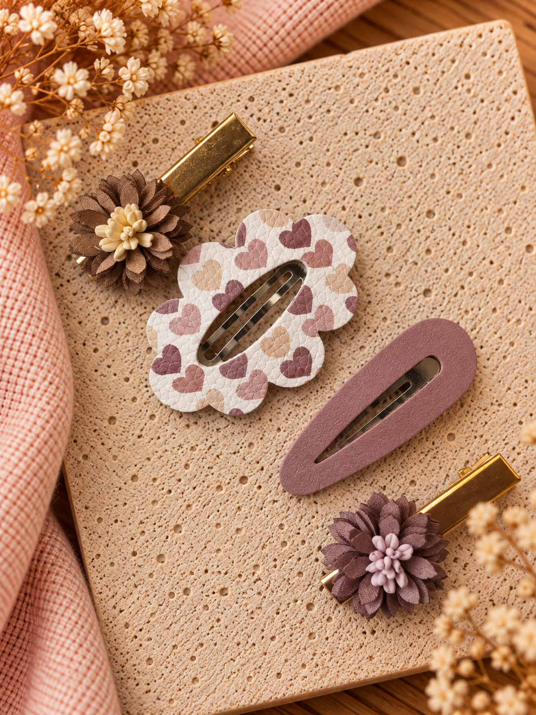 • Emma - diverse schattige cadeausets van 4 haarspeldjes