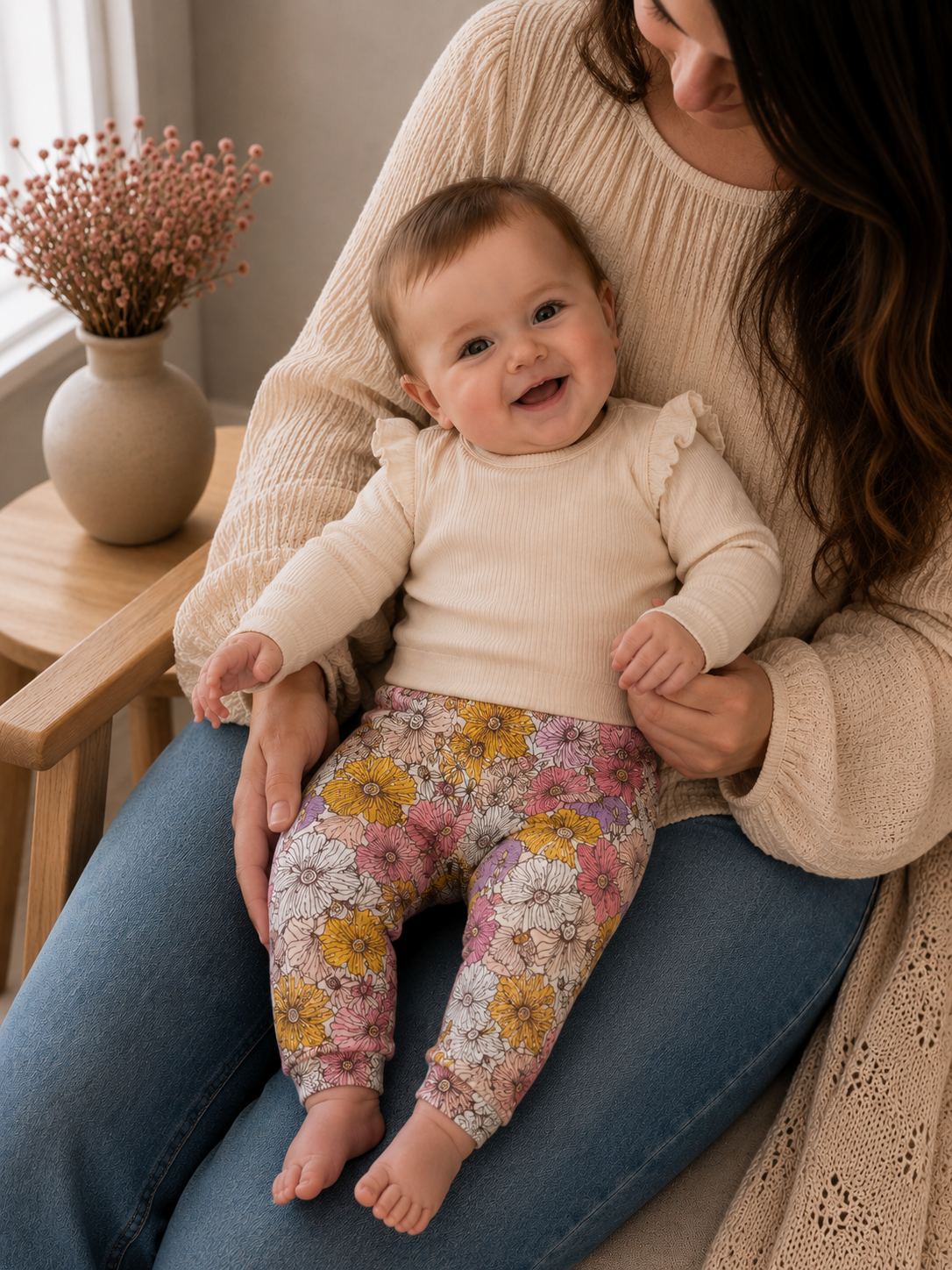 ■ Babybroekje Bloemenpracht