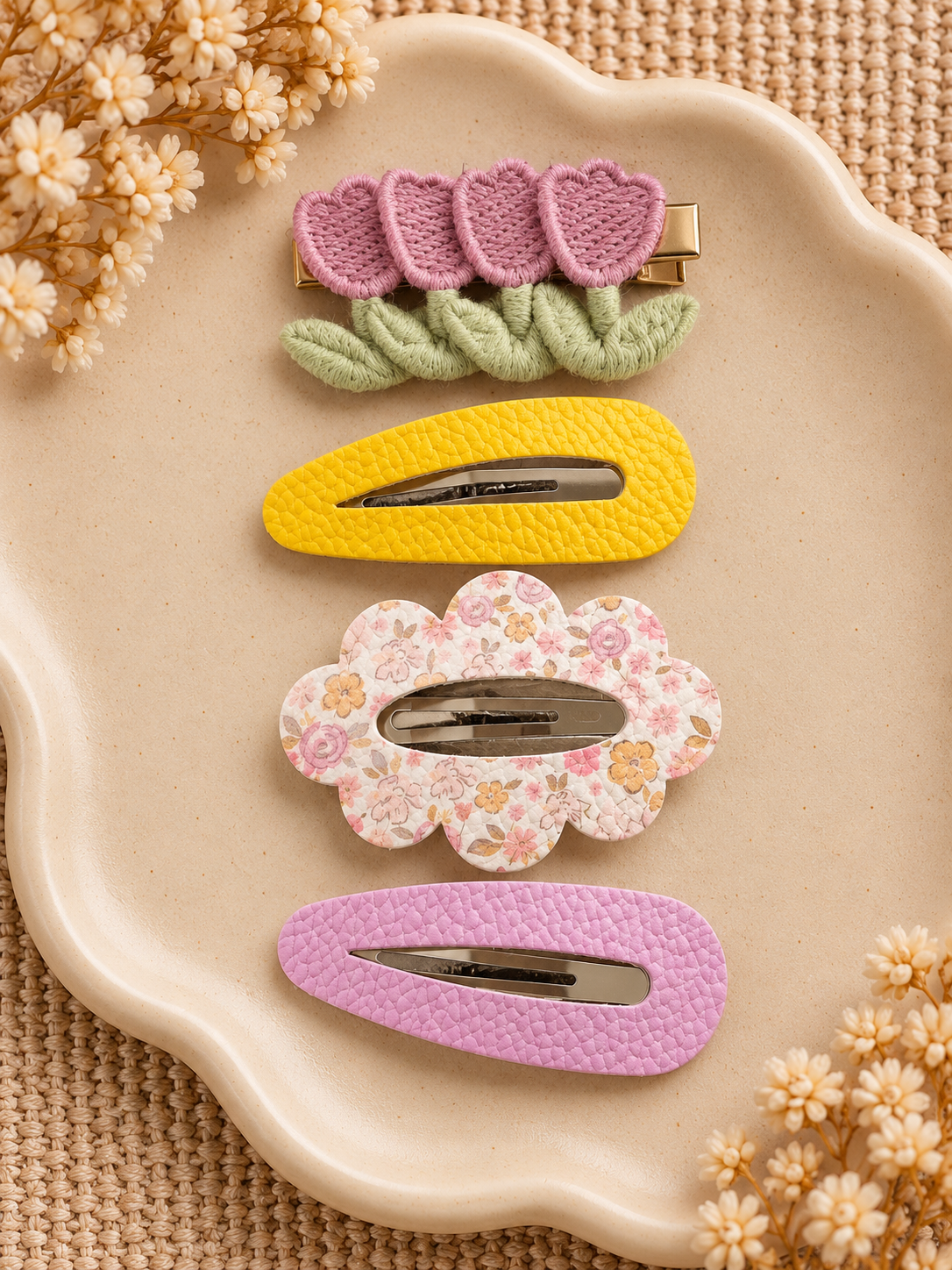 • Emma - diverse schattige cadeausets van 4 haarspeldjes