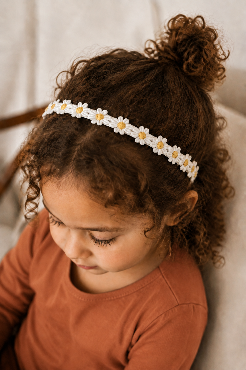 ♧ Madeliefjes haarband