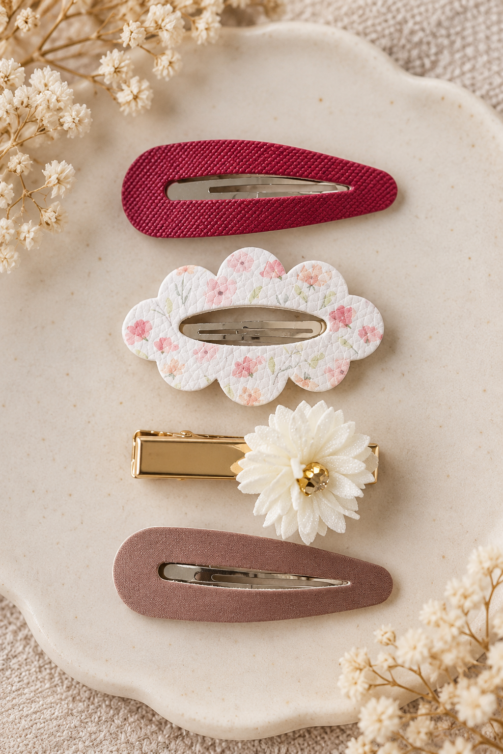 • Emma - diverse schattige cadeausets van 4 haarspeldjes